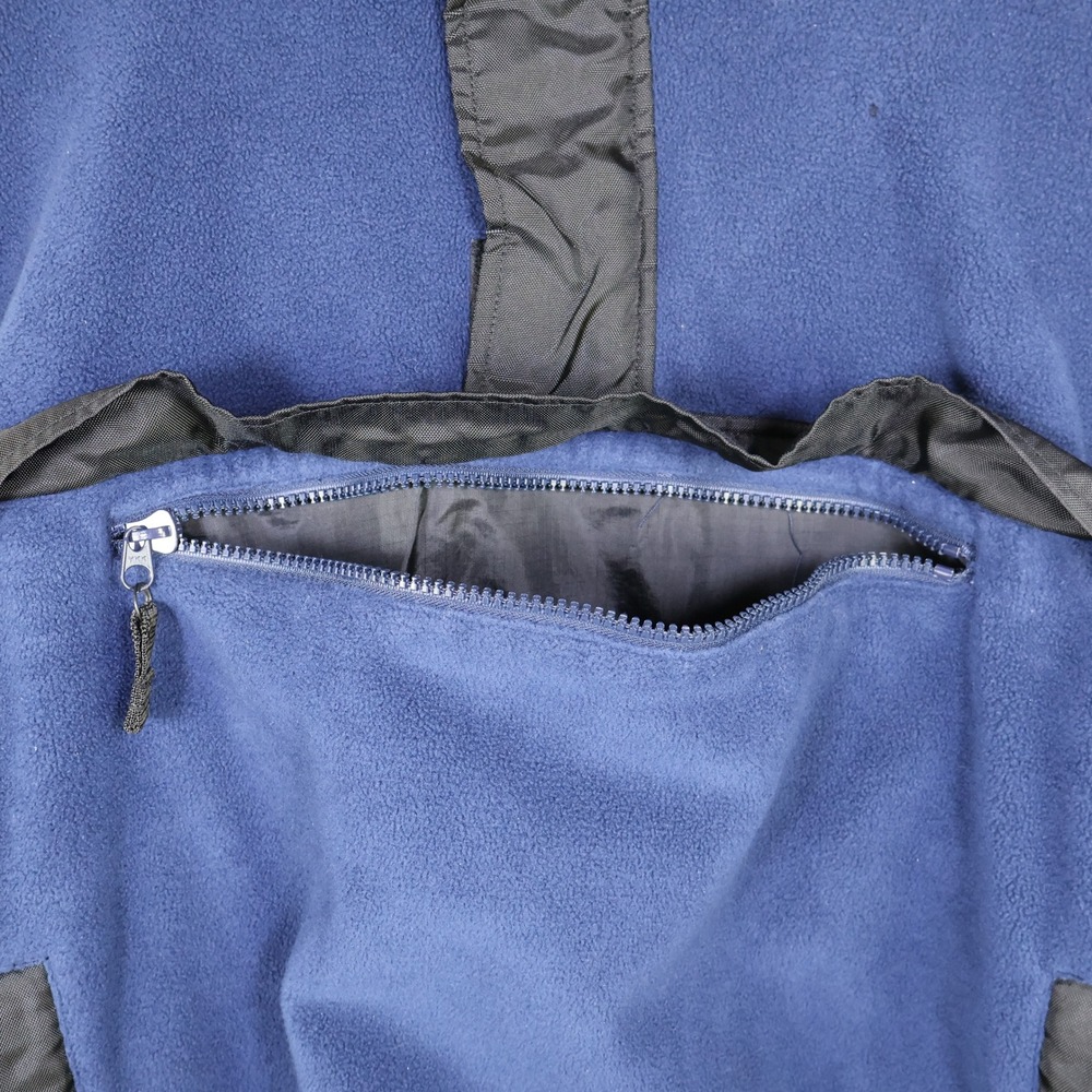 Tommy Hilfiger Vintage Fleece Pullover Anorak 1/2 Zip Mock Neck XL Navy Blue - Picture 9 of 16